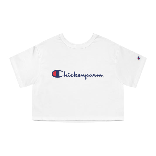 chicken parm champ crop top (w)